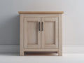 Buffet - Bois-Métal - 90 x 45 x 95 cm - Bois clair - Style rustique